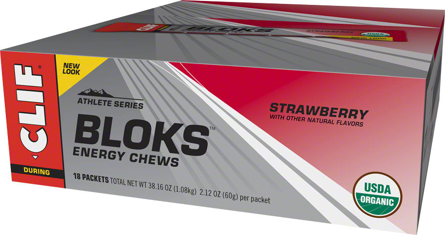 Clif Shot Bloks fresa 18 piezas